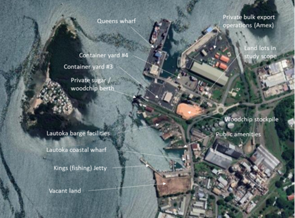 port of lautoka aerial view